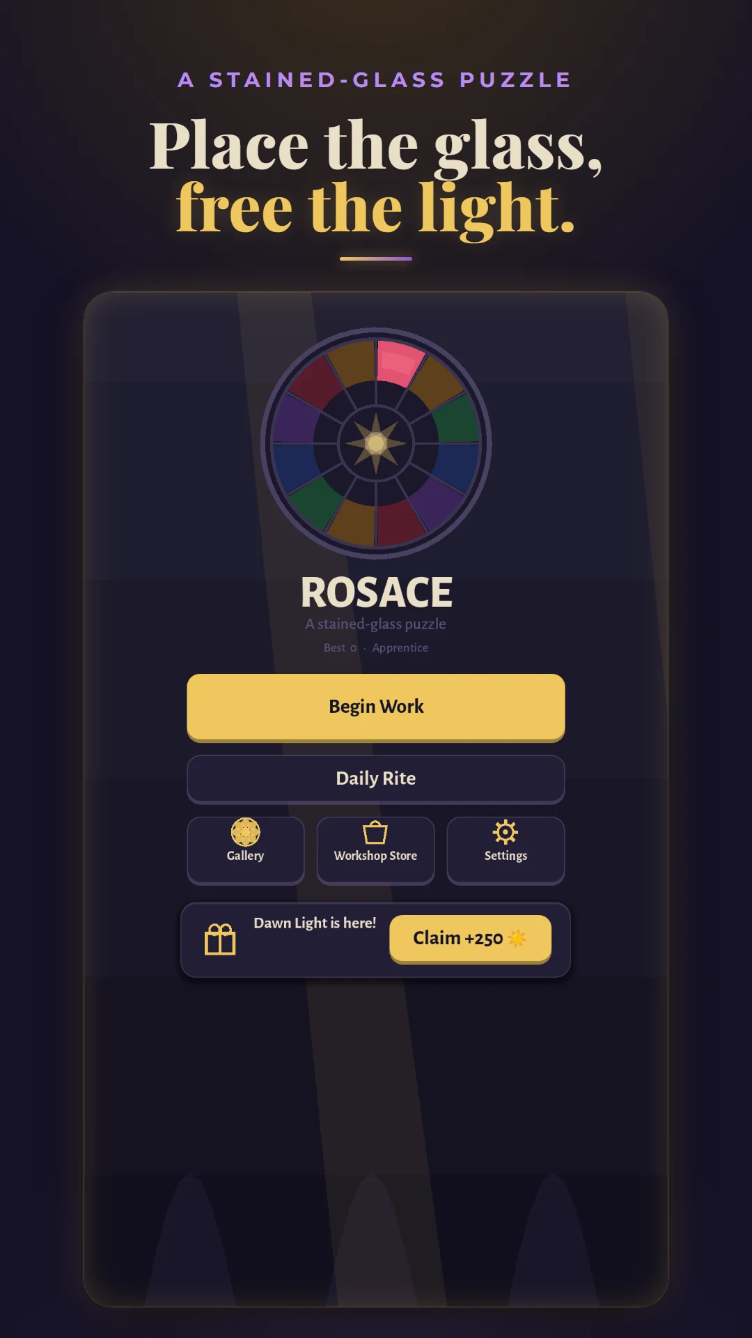 Rosace: Stained Glass Puzzle screenshot